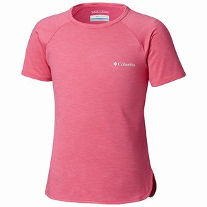 Columbia Silver Ridge II™ Kortärmad T-Shirt Flickor Rosa (GAWZJ1453)